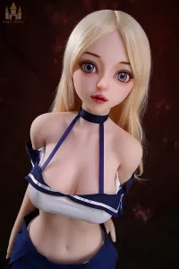 Dolls Castle TPE製 144cm セーラー服 金髪少女 ラブドール H5191 莉央