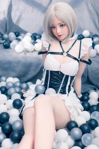 Bezlya TPE製 清纯灰发JK少女ラブドール 155cm H4895 千棘