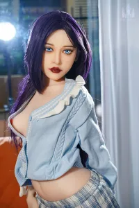 Dolls Castle TPE製 紫髪 微乳 ラブドール 150cm H5629 Lilith