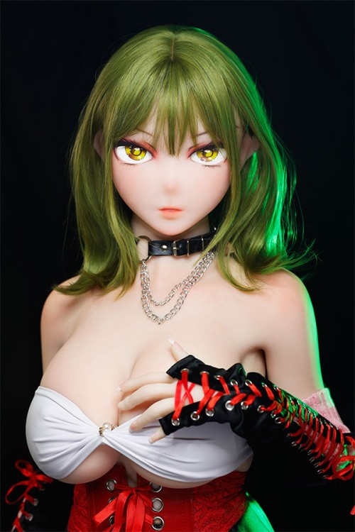 グリーン cosplay カツラ ウィッグ アニメスタイル