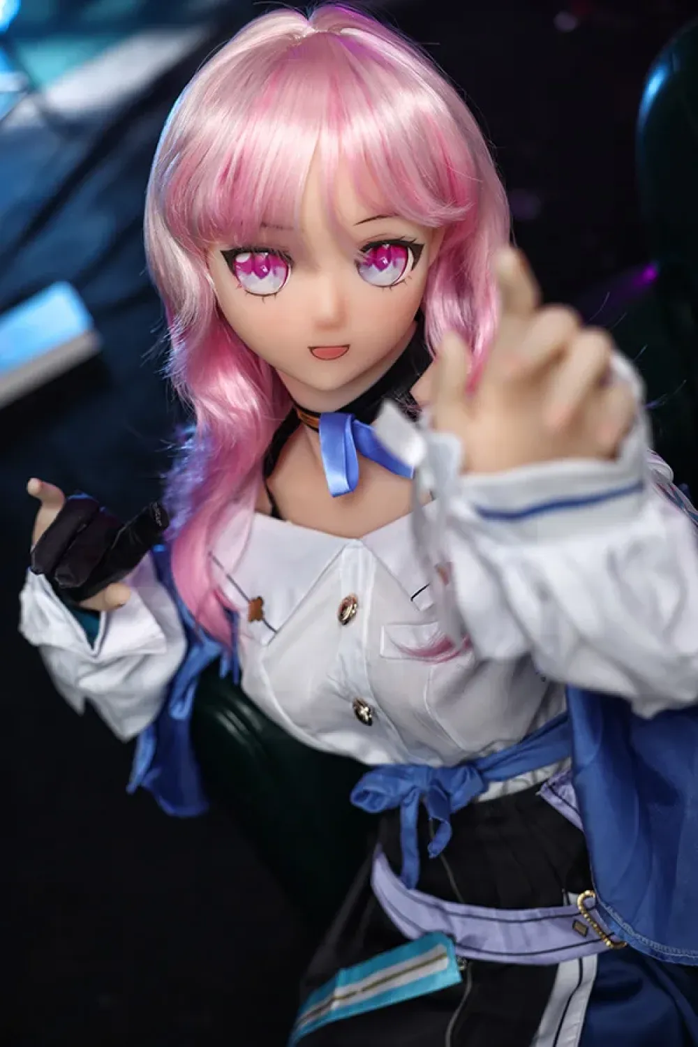 DimoDoll ‌TPE製 ピンク髪のアニメ少女 目を閉じたラブドール 148cm H5026 小春