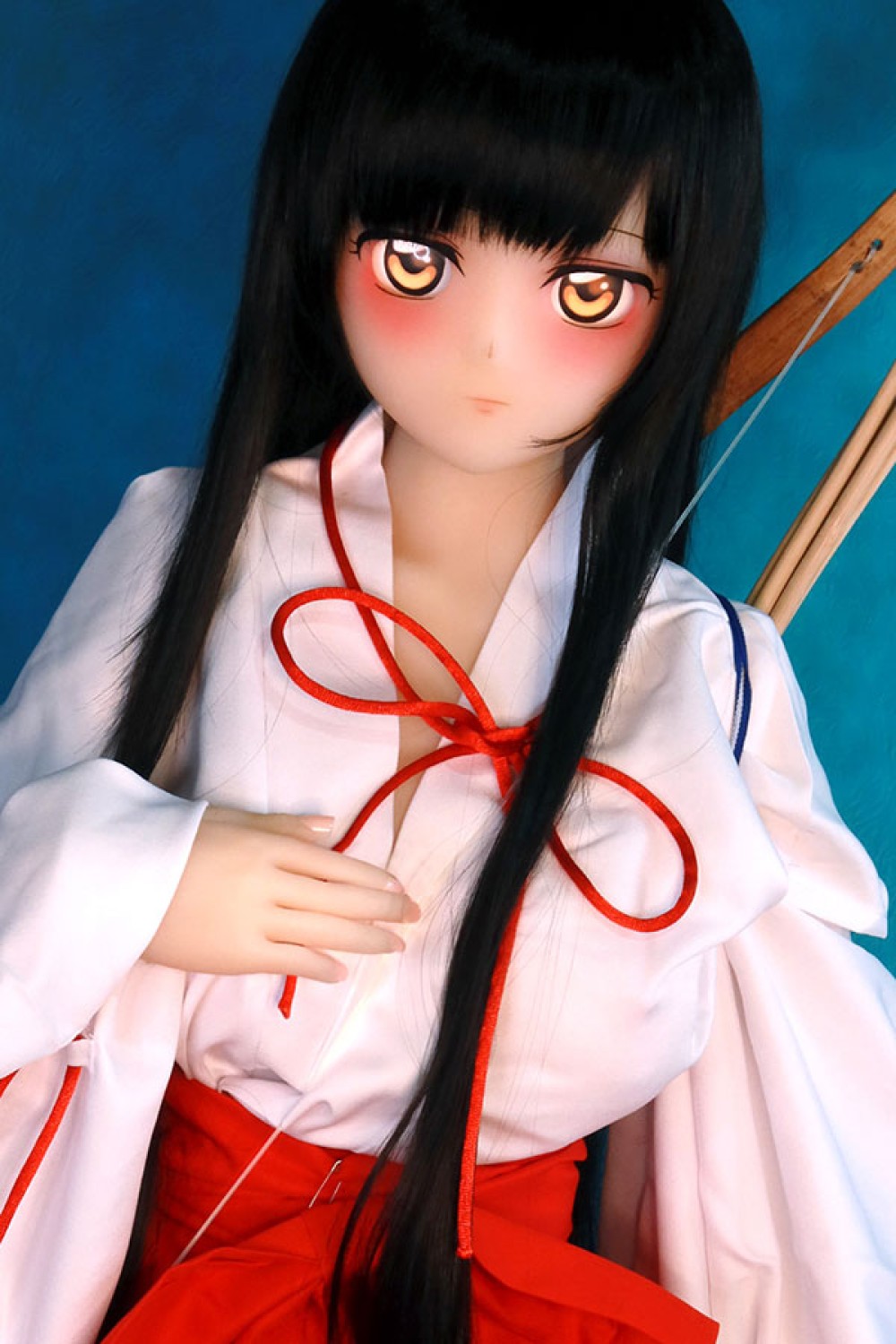 Aotume Doll TPE製 二次元系 白い古風巫女ラブドール 夏実145cm H3371