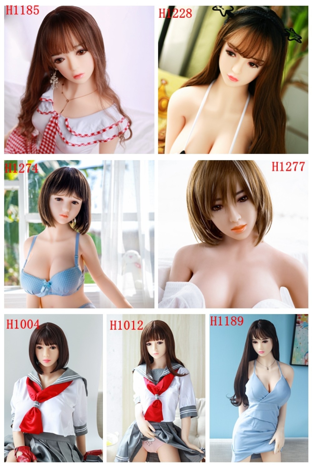 TPEラブドールヘッド09(140cm以上通用)