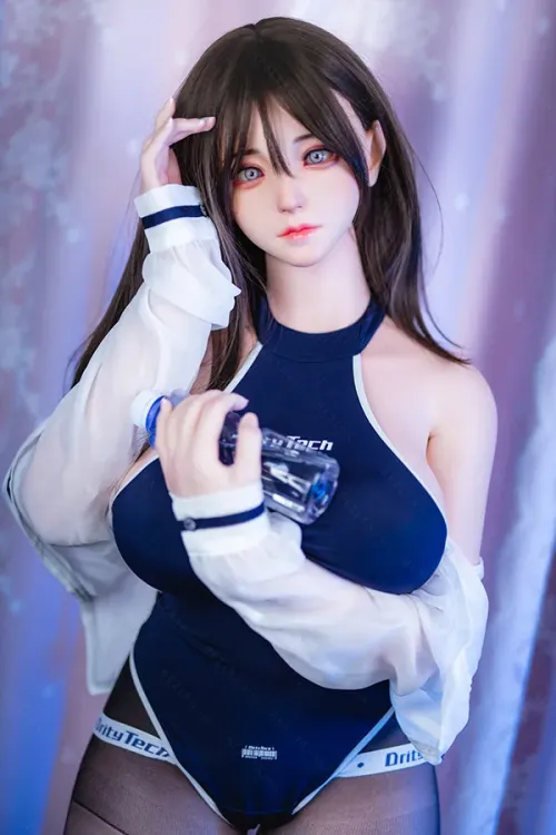Bezlya 最新 全シリコン製 純真スク水スタイル 抱きしめドール 160cm H4889 泳月