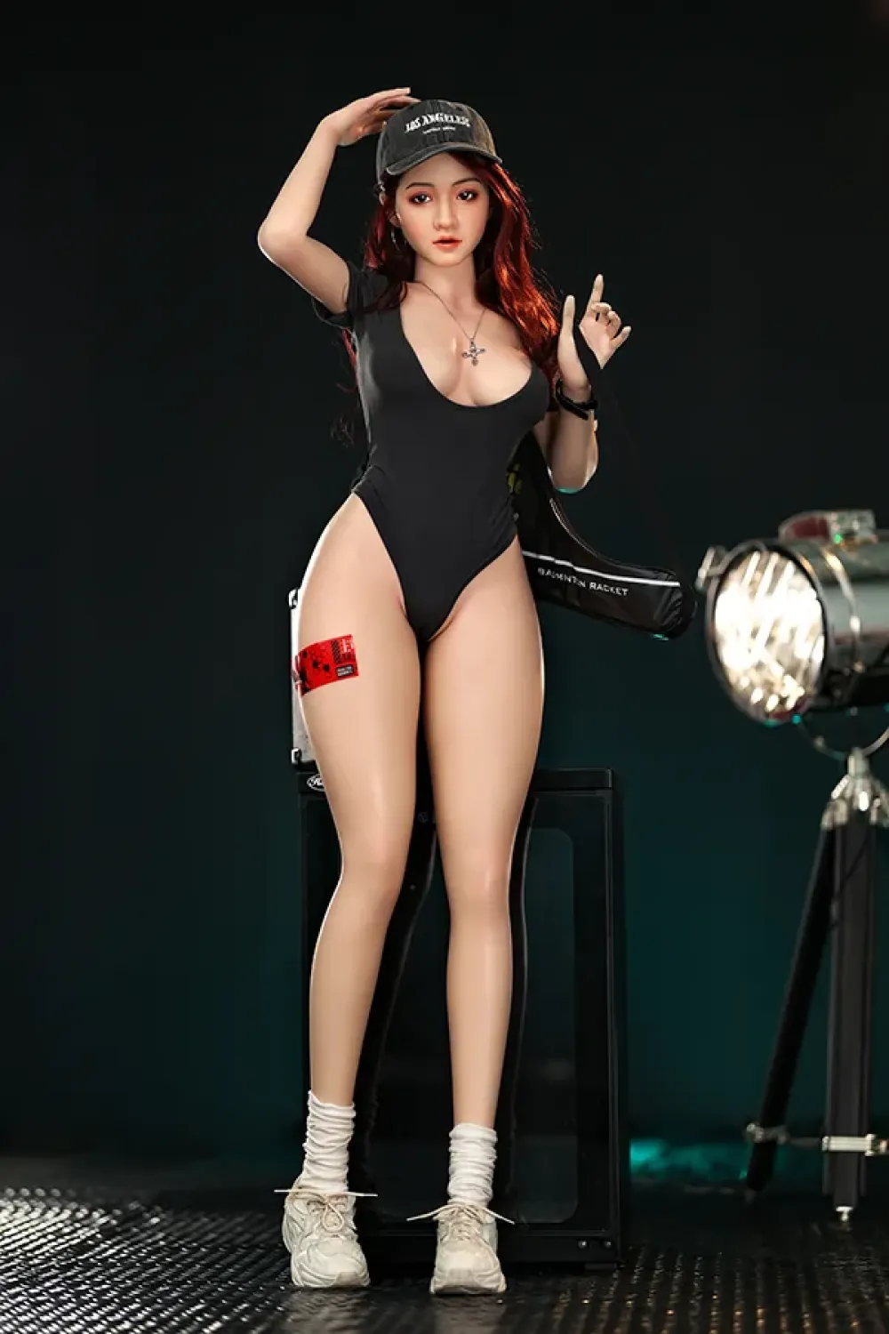Orangein 全シリコン製 スポーツ少女風ラブドール 165cm H5038 （口に穴あり）