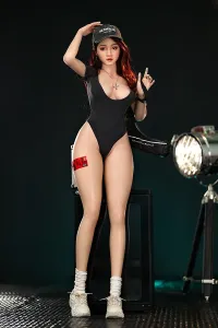 Orangein 全シリコン製 スポーツ少女風ラブドール 165cm H5038 （口に穴あり）