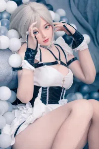 Bezlya TPE製 清纯灰发JK少女ラブドール 155cm H4895 千棘