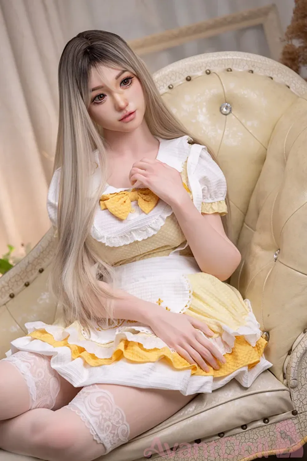 AVANT DOLL 全シリコーン製 お嬢様スタイル 金髪ラブドール 165cm H5232 璃子