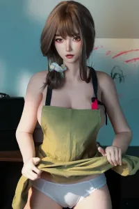 Orangein 165cm 全シリコン製 ラブドール 静か 画家風 オトナ美人風 ナチュラル肌 超リアル H5719 優雫（口に穴あり）