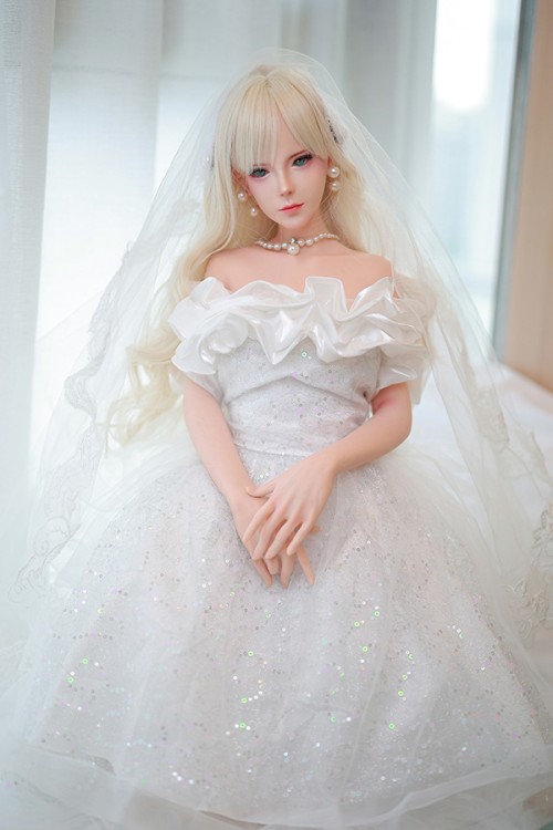【頭身一体】DimoDoll 全シリコン製 ラブドール 100cm ブロンドヘア Alice 可動式 フィギュア