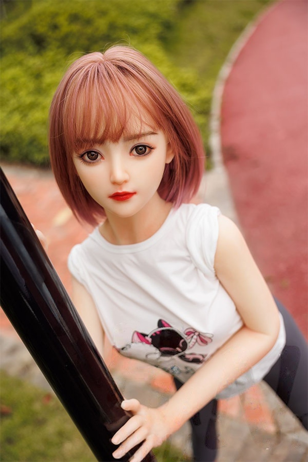 MeseDoll シリコンヘッド＋TPEボディ 清純スケボー少女 ダッチワイフ 静香 145cm H3764