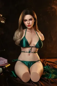 AimiDoll 78cm 全シリコン製 欧米貴婦人ハーフボディラブドール M328