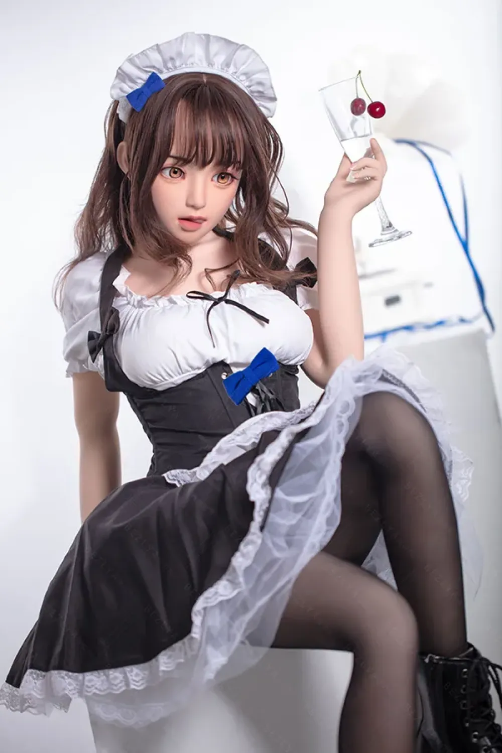 Bezlya 全シリコン製 最新 ‌癒し系メイドカフェ風 大人用ラブドール 149cm H4882 叶月