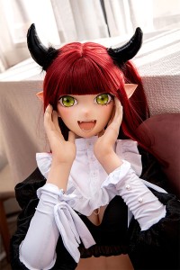 DimoDoll TPE製 エナメル ラブドール 牛の角 コスプレメ 美佐登 148cm H4162