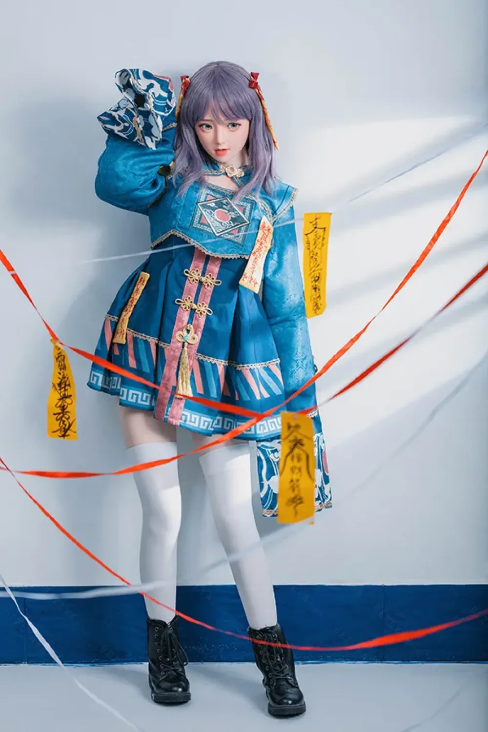 Bezlya 最新 全シリコン製 魔夜チャイナ風 愛らしいなりきりドール 160cm H4888 夜子