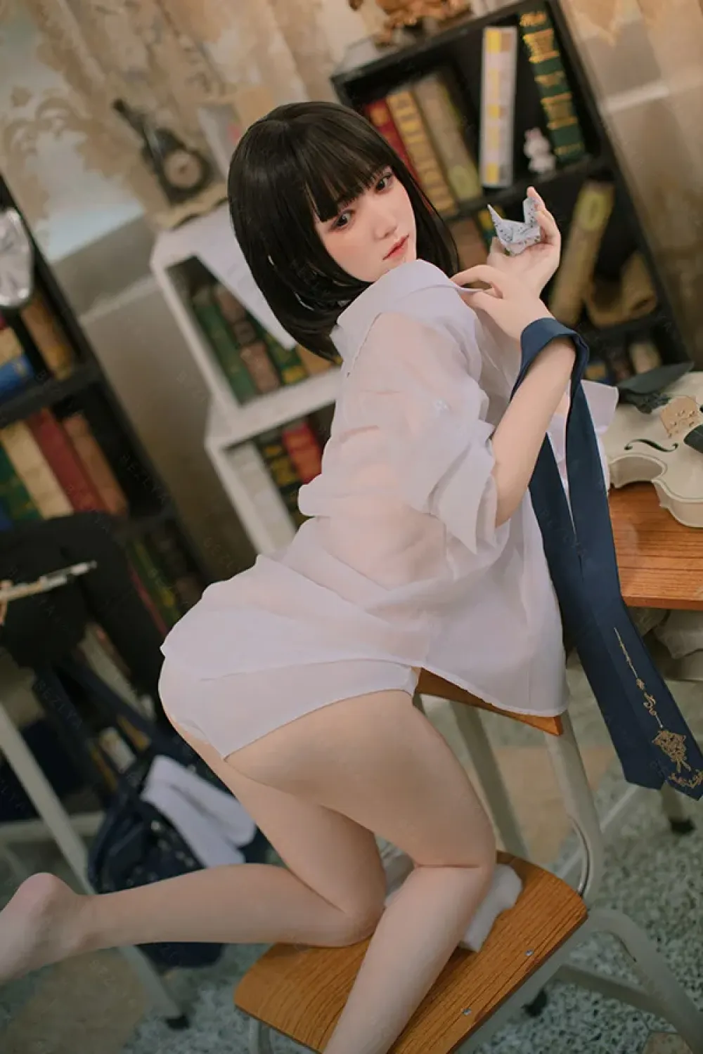 Bezlya 最新 全シリコン製 成熟した学園少女ラブドール 160cm H4870 花梨