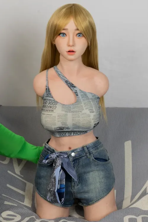 YouQDoll 83cm 全シリコン製 外国人ブロンド妻 ハーフボディドール M388