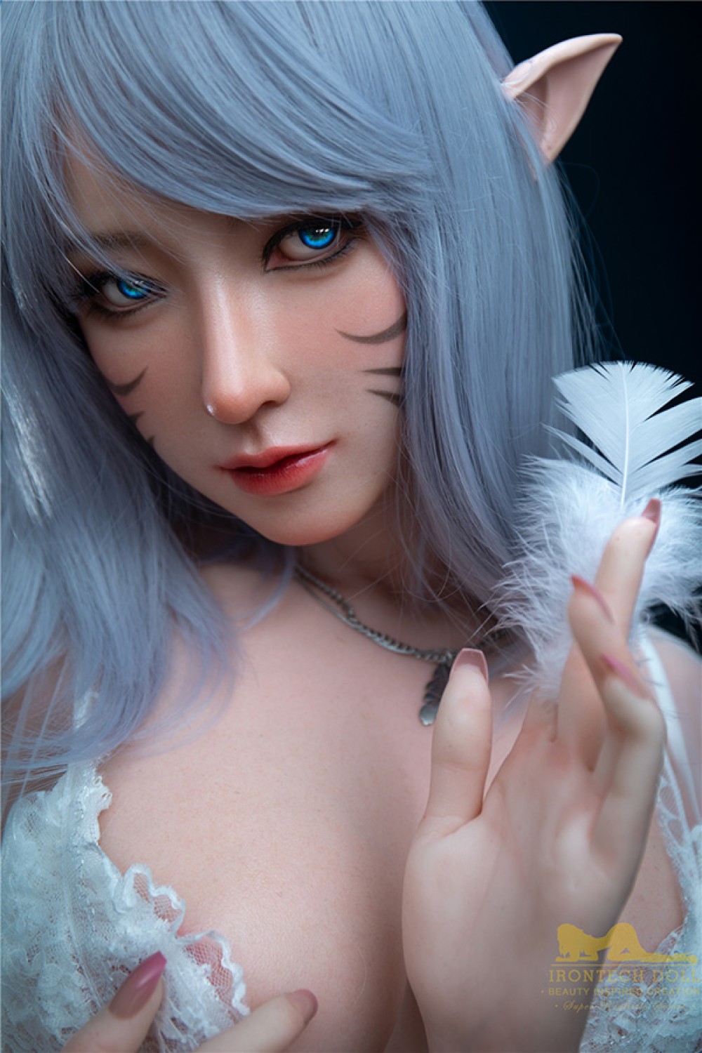 Irontech Doll 全シリコン製 高品質シリカゲル狐性ドール 瞳 166 cm H3980