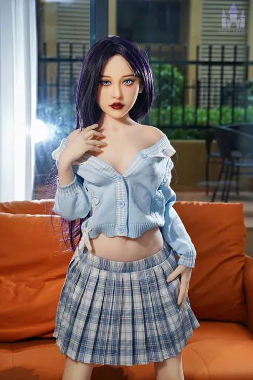 Dolls Castle TPE製 紫髪 微乳 ラブドール 150cm H5629 Lilith
