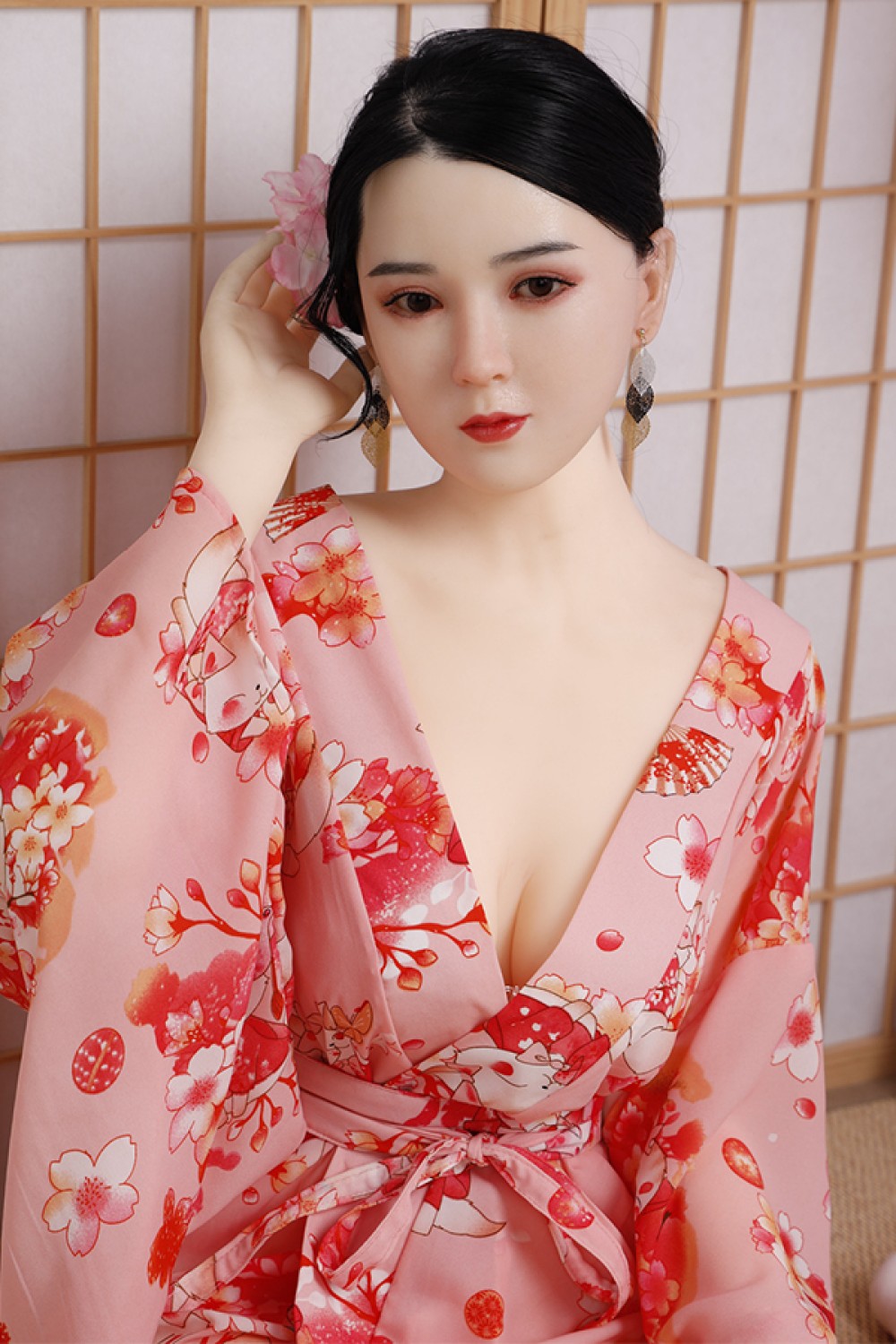 MeseDoll シリコンヘッド＋TPEボディ ラブドール 美人 浴衣の娘 美英子158cm H2731
