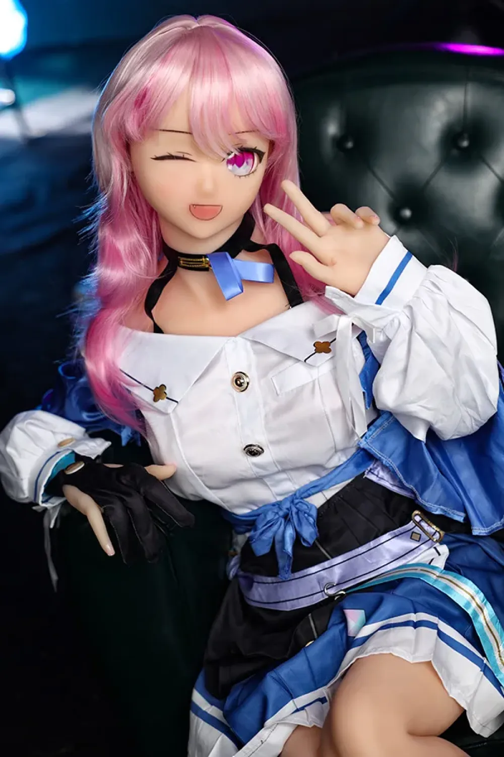 DimoDoll ‌TPE製 ピンク髪のアニメ少女 目を閉じたラブドール 148cm H5026 小春
