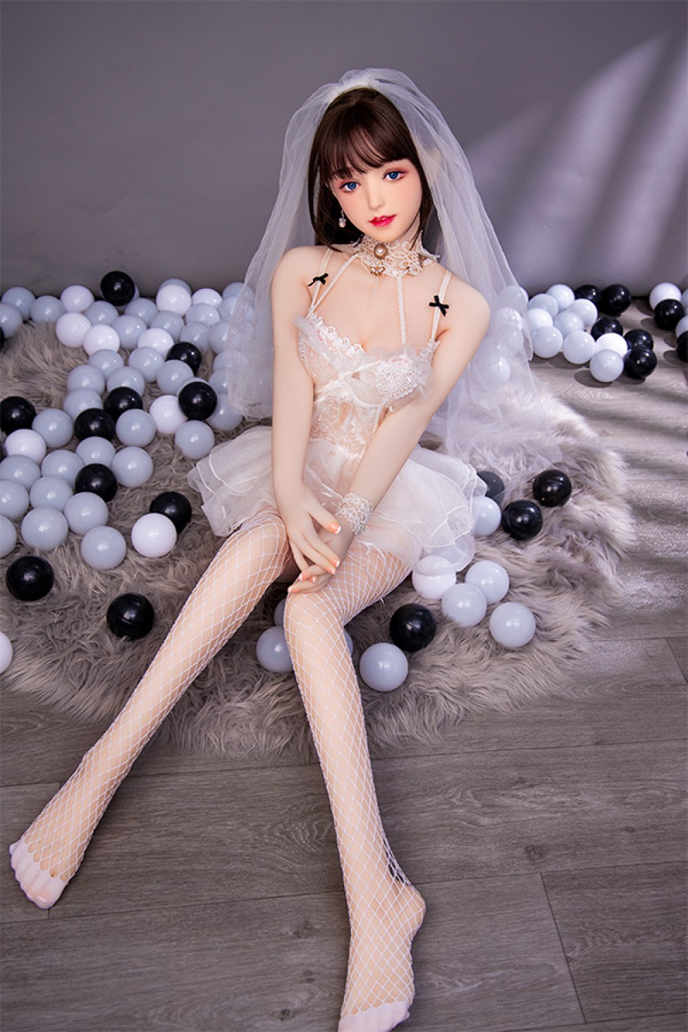 Tuocong Doll TPE製 美しい ウェディングドレス 花嫁 激安ラブドール 佳純 140cm H2729