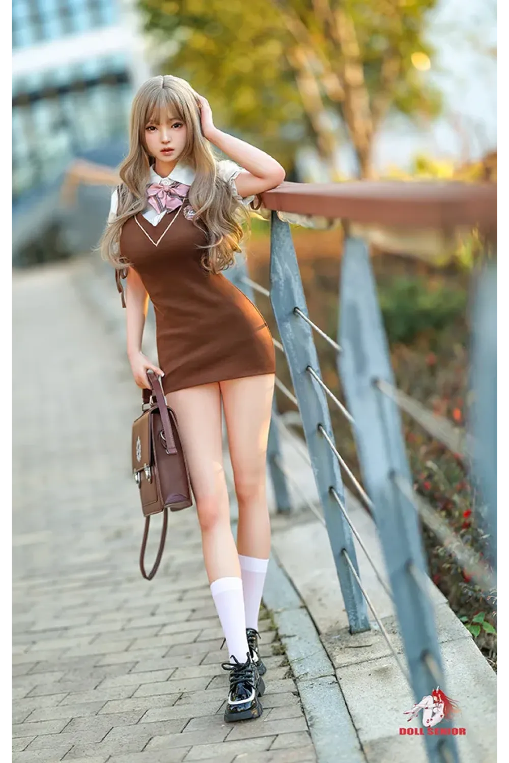 Doll Senior ‌‌全シリコン製 金髪学園超人気ラブドール 148cm H4732 美月