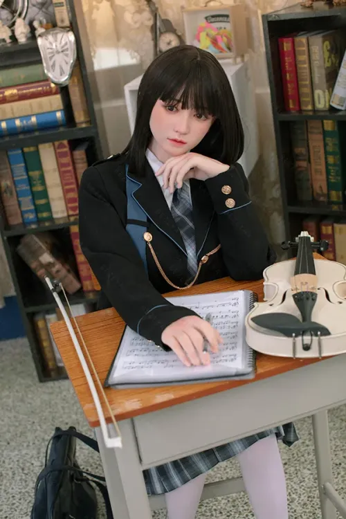Bezlya 最新 全シリコン製 成熟した学園少女ラブドール 160cm H4870 花梨