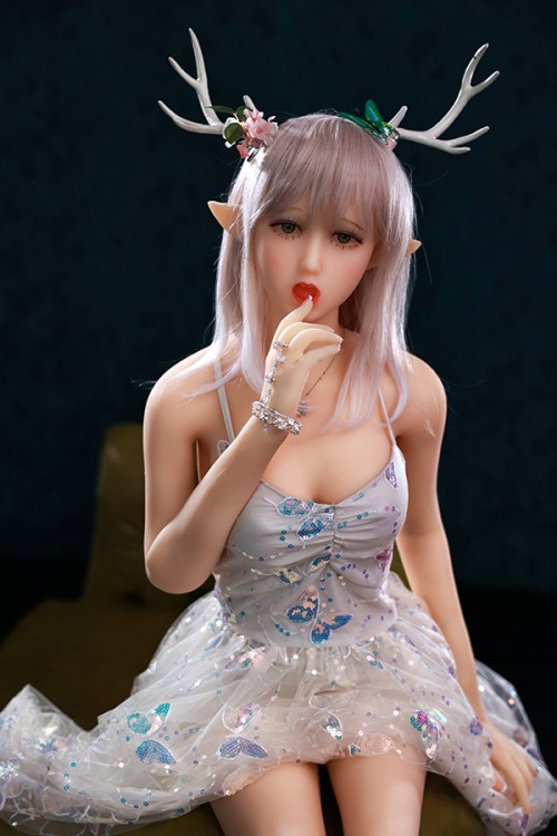 RRA Doll TPE製 150cm 小胸リアルドール – 鹿角をかぶった美女 桜子 H4509