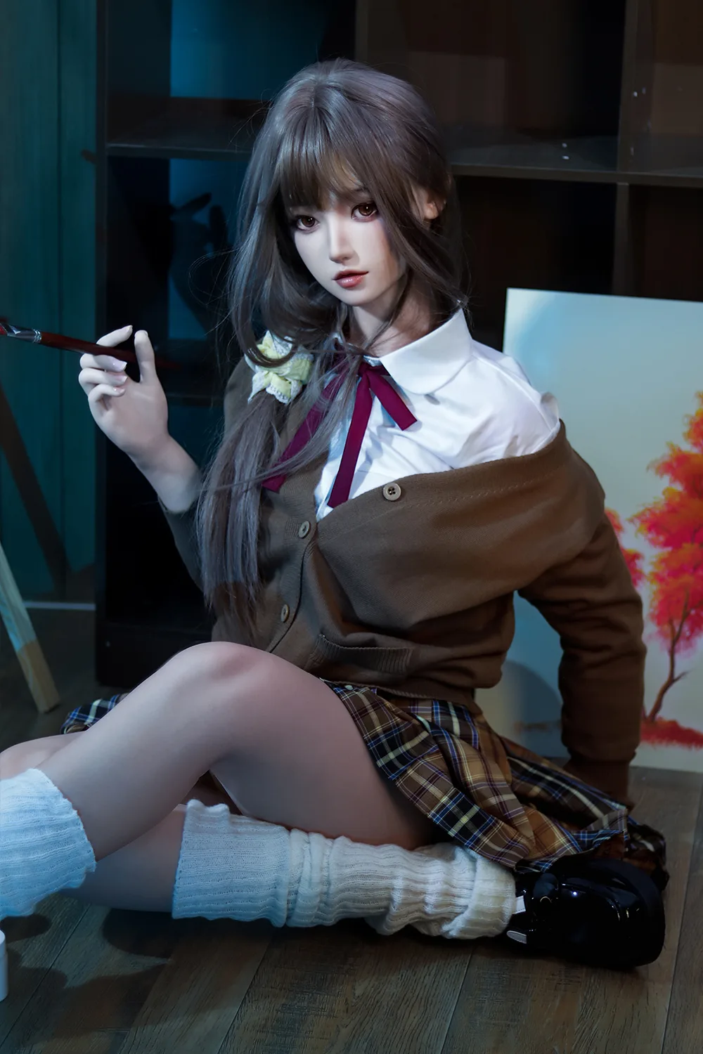 Orangein 165cm 全シリコン製 ラブドール 静か 画家風 オトナ美人風 ナチュラル肌 超リアル H5719 優雫（口に穴あり）