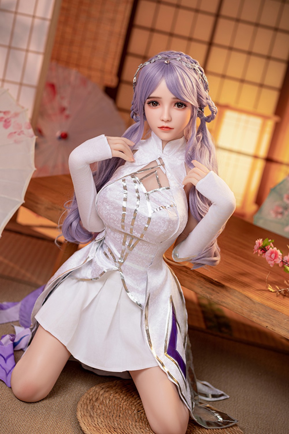 Tuocong Doll シリコンヘッド＋TPEボディ 日本のコスプレアニメの女の子のラブドール148cm 光希 H4619