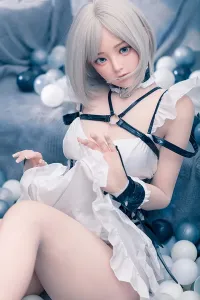 Bezlya TPE製 清纯灰发JK少女ラブドール 155cm H4895 千棘