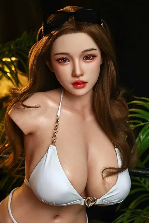 AimiDoll 全シリコン製肌理付きアジアン系ハーフセレブ風半身ラブドール 81cm M332