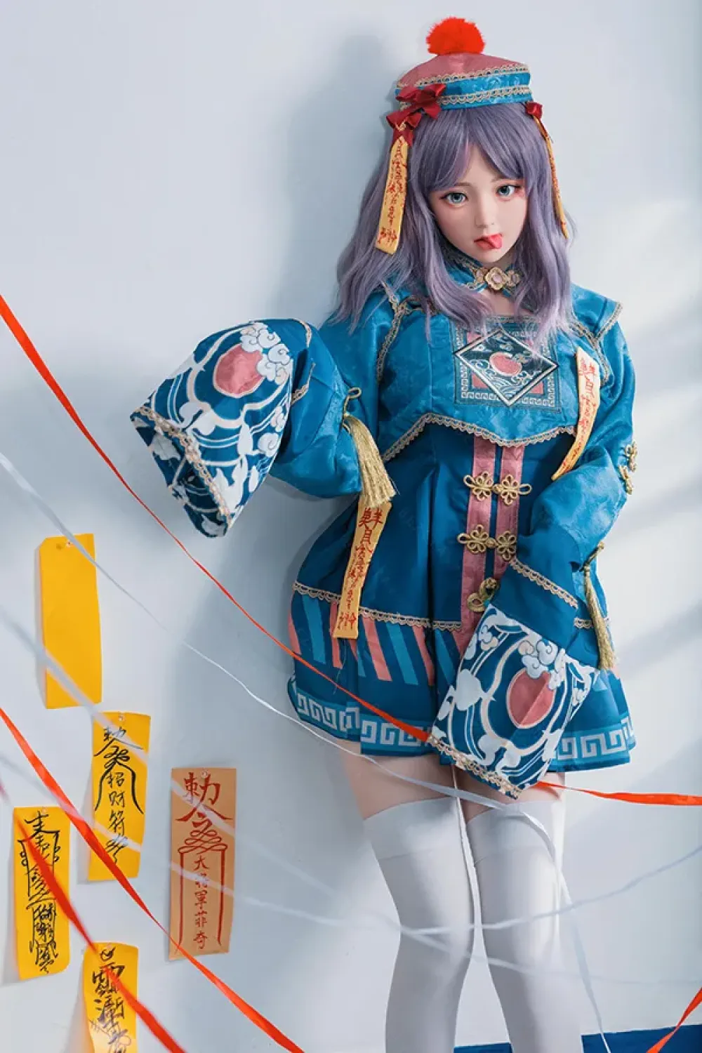 Bezlya 最新 全シリコン製 魔夜チャイナ風 愛らしいなりきりドール 160cm H4888 夜子