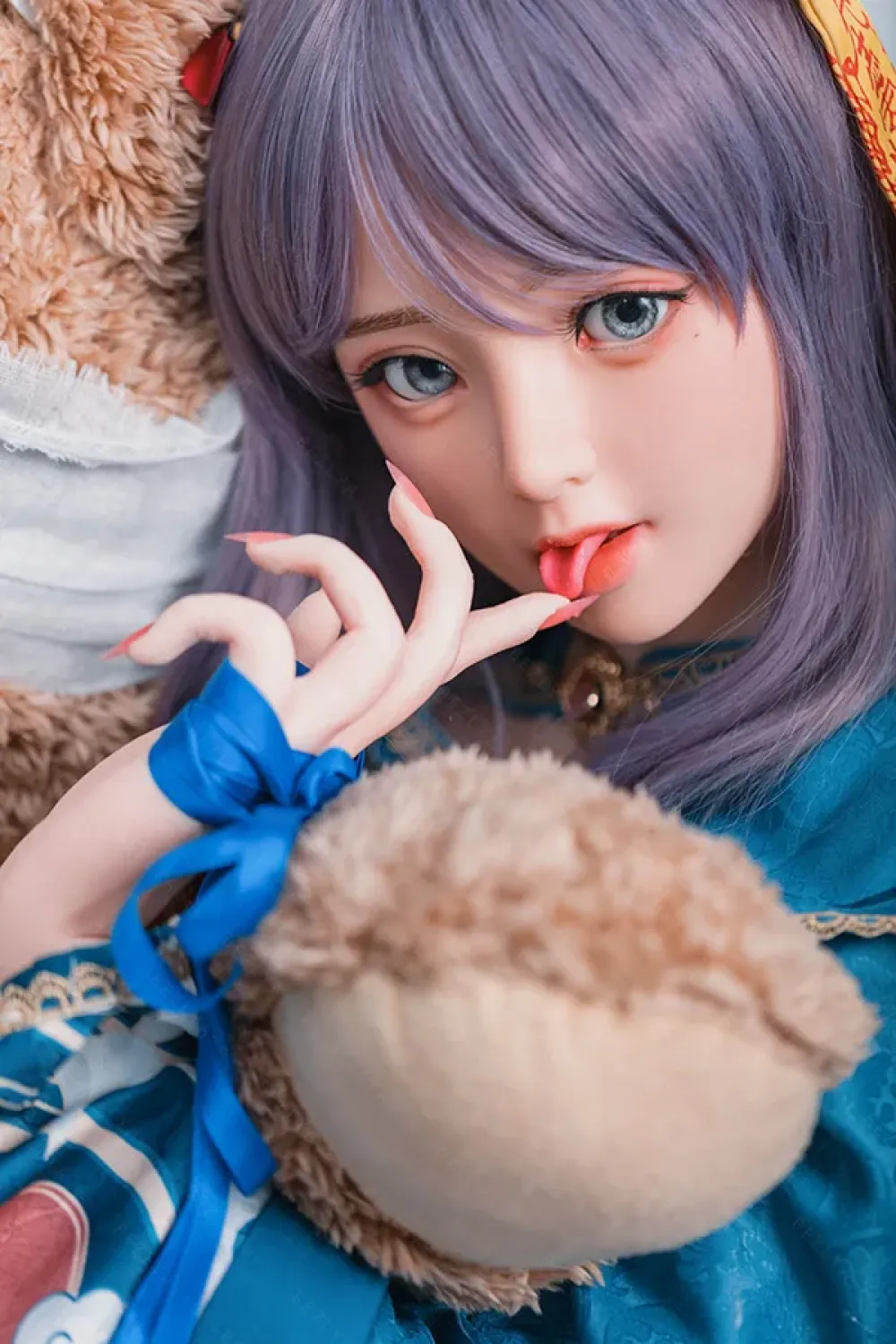 Bezlya 最新 全シリコン製 魔夜チャイナ風 愛らしいなりきりドール 160cm H4888 夜子