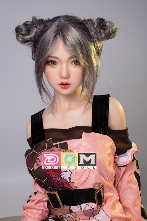 JXDoll シリコンヘッド＋TPEボディ cosplay若い女の子黒ストッキング人形 小樱 148cm H4554