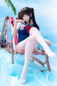 Bezlya 全シリコン製 夏の水着姿の可愛いツインインテール少女ラブドール 159cm H4986 水希