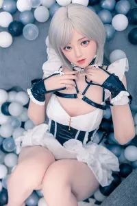 Bezlya TPE製 清纯灰发JK少女ラブドール 155cm H4895 千棘