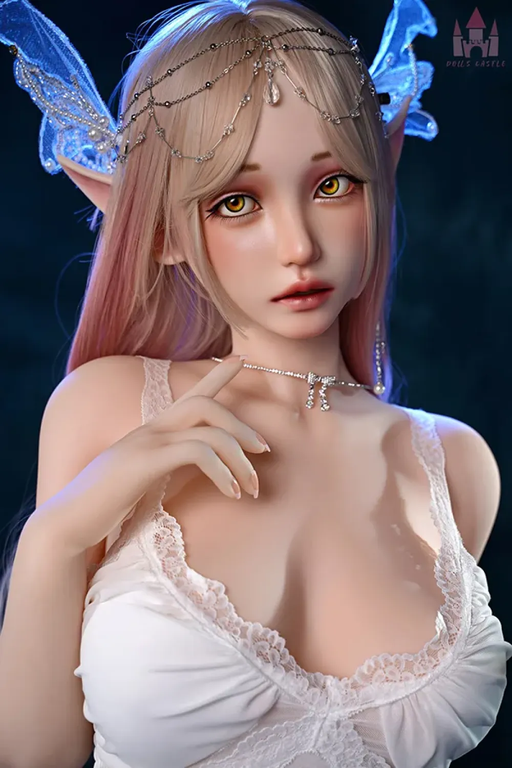 Dolls Castle シリコンヘッド + TPEボディ 170cm エルフ ラブドール H5137 瑠璃